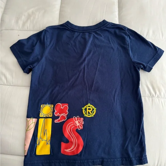 Levi's Blue and Red Graphic Tee Short Sleeve - Picture 2 of 3